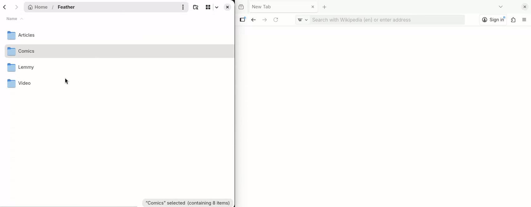 Reading an article
